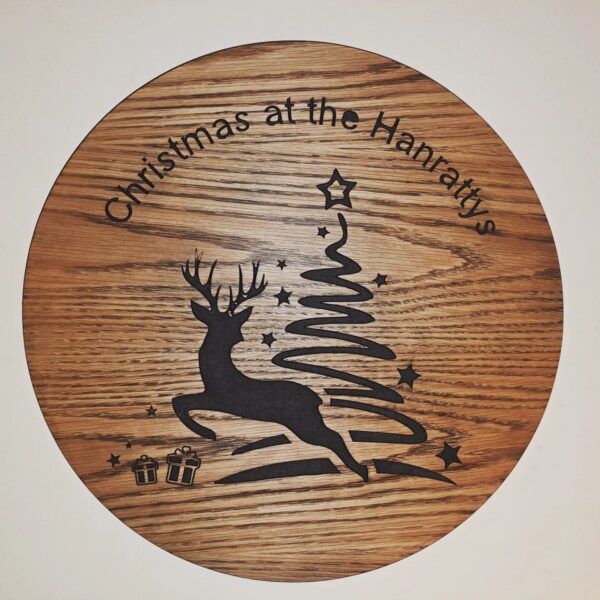 Personalised Christmas sign